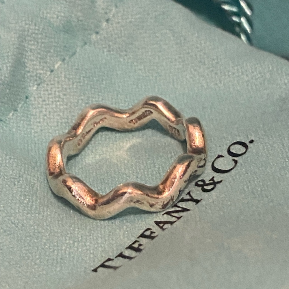 Elsa Peretti authentic zig zag ring